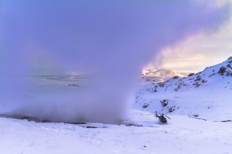 1-Hour Helicopter Tour in Iceland: The Geothermal Tour - Craters, lava fields, and colorful mountains
