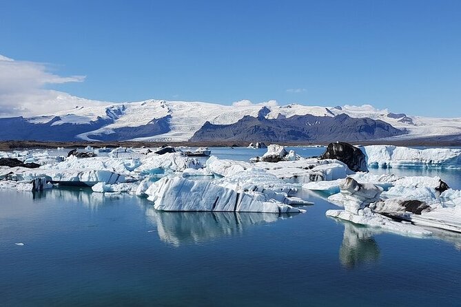 2-Day Blue Ice Cave, Glacier Lagoon and South Coast - Small Group - Day one: waterfalls, volcanoes, and black sand