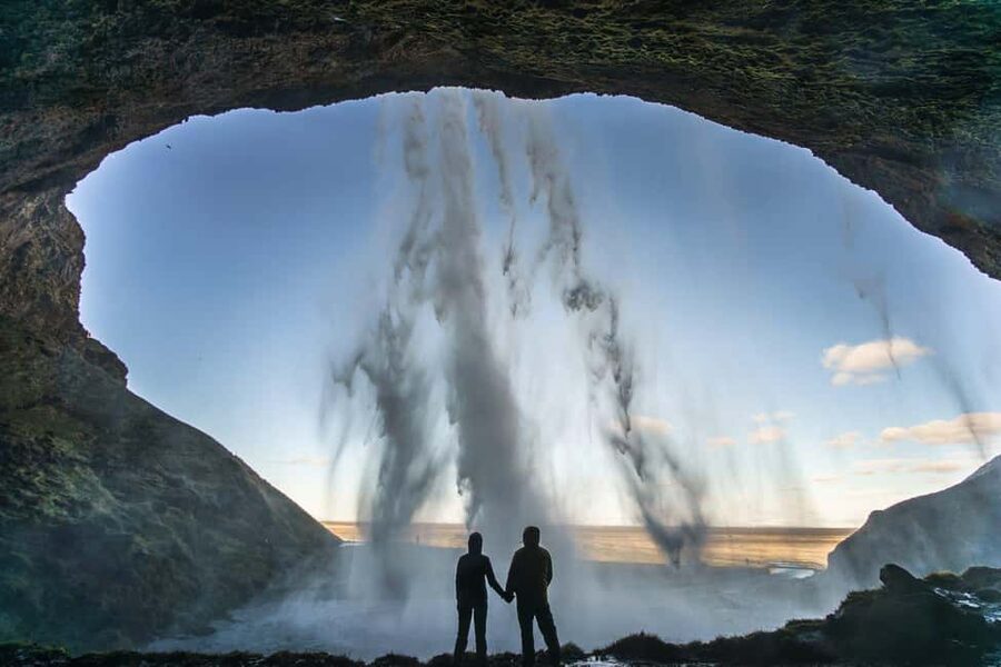 2-Day South Coast, Blue Ice Cave, Glacier Lagoon Tour - Diamond Beach turns ice into sculpture
