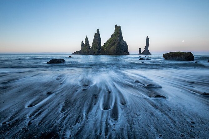 2-Day South Coast Waterfalls, Jokulsarlon Glacier Lagoon and Hike from Reykjavik - Fellsfjara, where the ice reaches the sea