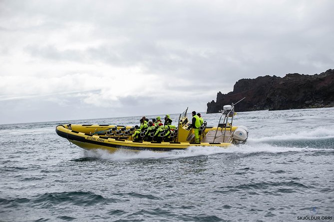 2 hour Round Trip in Vestmannaeyjar on a RIB Boat - Into the sea caves and past Elephant Rock