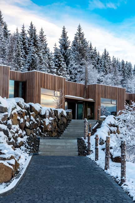 Akureyri: Forest Lagoon Entrance Ticket - Forest Bistro and the swim-up bars