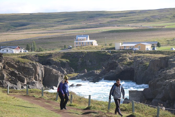 Akureyri North Iceland Waterfalls and Nature Baths Small Group Tour - Dimmuborgir, lava shapes with local legend