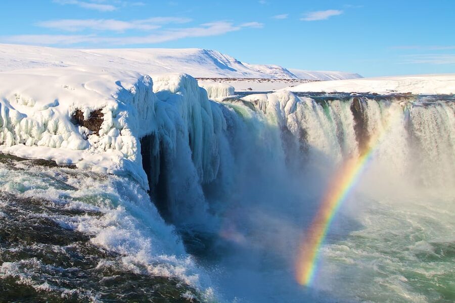 Akureyri Port: Goðafoss and the Forest Lagoon Tour - Goðafoss, the waterfall of the gods