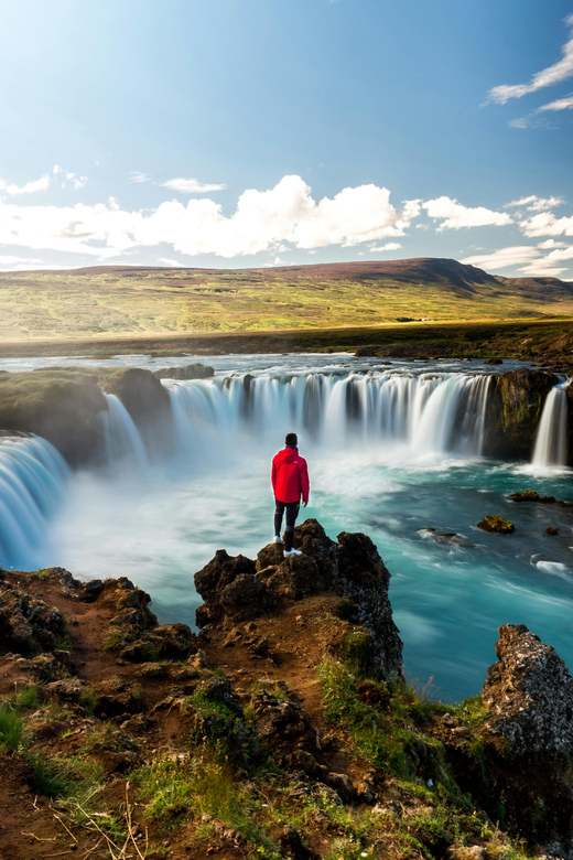 Akureyri Port: Godafoss Waterfall Guided Tour with Pickup - Forty-five minutes beside the waterfall