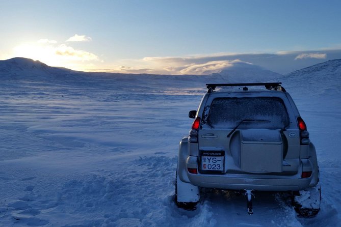 Arctic Fox Travel Dettifoss lake Mývatn winter private super jeep tour - Lake Mývatn and the volcanic north