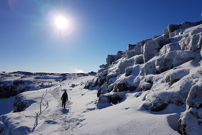 Arctic Fox Travel Dettifoss lake Mývatn winter private super jeep tour - A warm finish at Mývatn Nature Baths