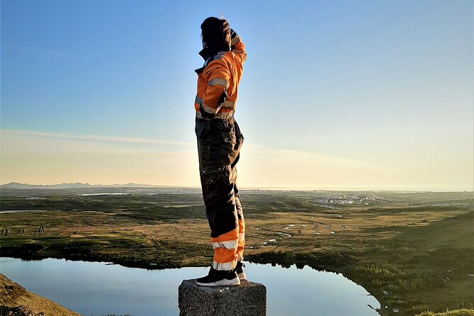ATV Reykjavik Adventure and View - Lake Hafravatn and the first photo stop