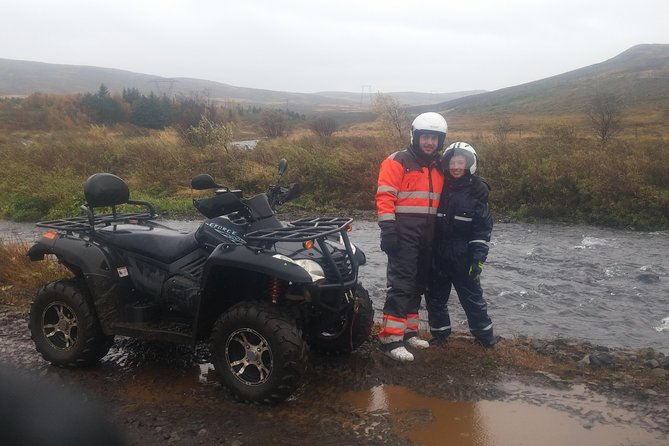 ATV Reykjavik Adventure and View - Learning to handle the ATV