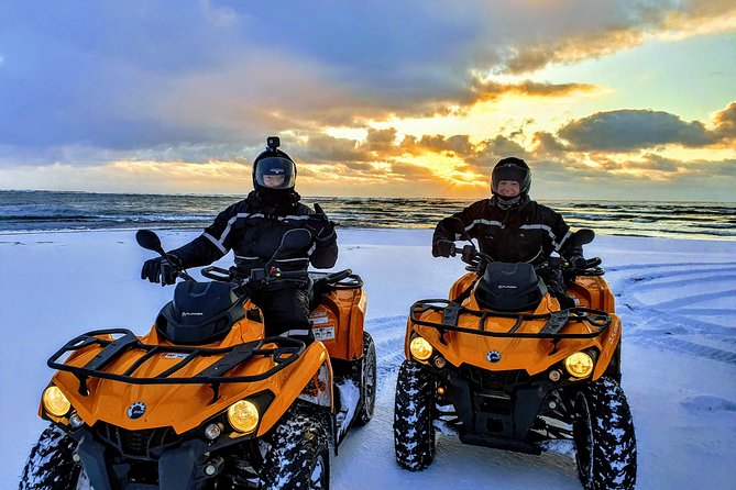 Black Beach ATV - QUAD Tour - Getting suited up for Icelandic weather