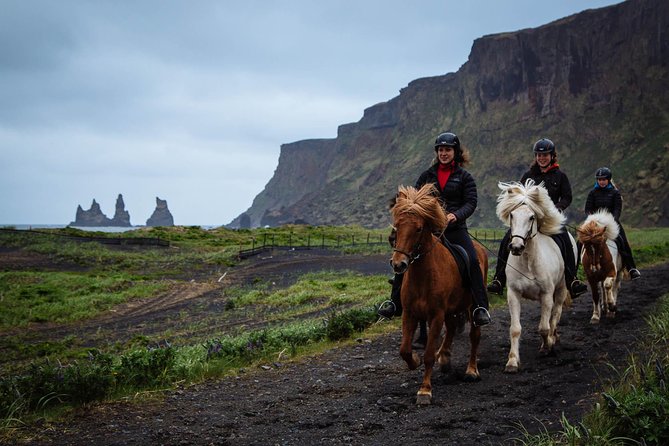 Black Sand Beach Horse Riding Tour from Vik - The one-hour route to Víkurfjara