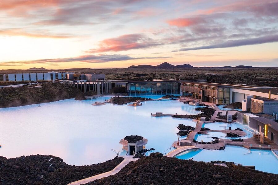 Blue Lagoon: Premium Admission with Drinks and Face Masks - Sauna, steam room, and massage waterfall