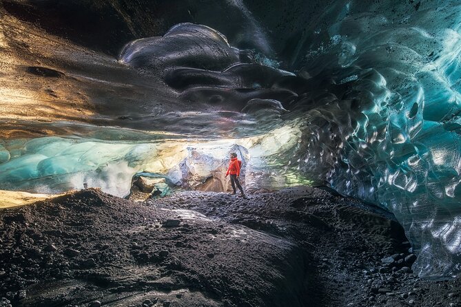 Crystal Treasures of Vatnajökull: Ice Cave Adventure - Getting fitted with glacier equipment
