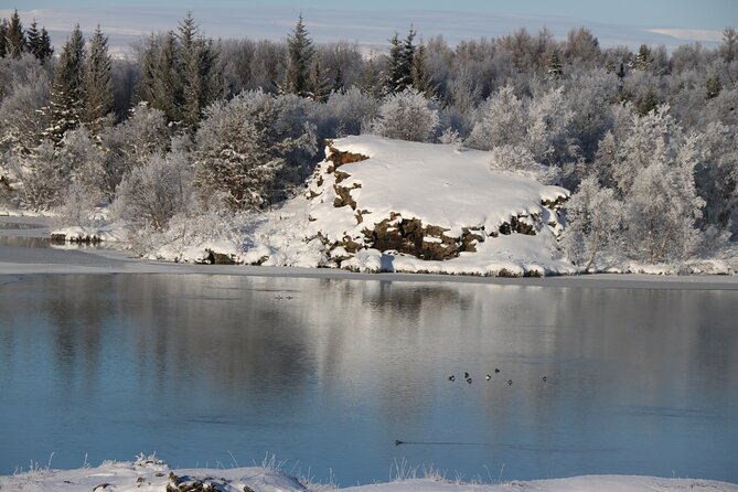 Day Trip to Lake Mývatn And The Nature Baths from Akureyri - Skútustaðagígar and the view over Mývatn