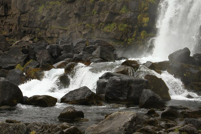 Day Trip to the Golden Circle and Blue Lagoon from Reykjavik - Gullfoss, the Golden Circle’s great waterfall