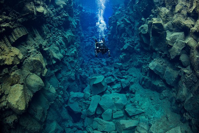 Dive the Divide: Silfra Fissure Scuba Tour | Reykjavik Pickup - Through the Deep Crack, Hall, and Cathedral