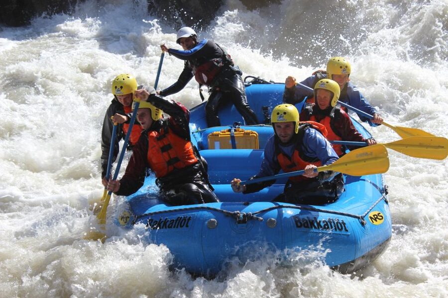 East Glacial River Extreme Rafting - The canyon setting without losing the action