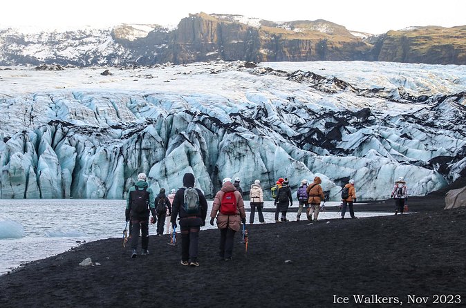 Easy Hike on Sólheimajökull Glacier - Drinking glacial meltwater when conditions allow