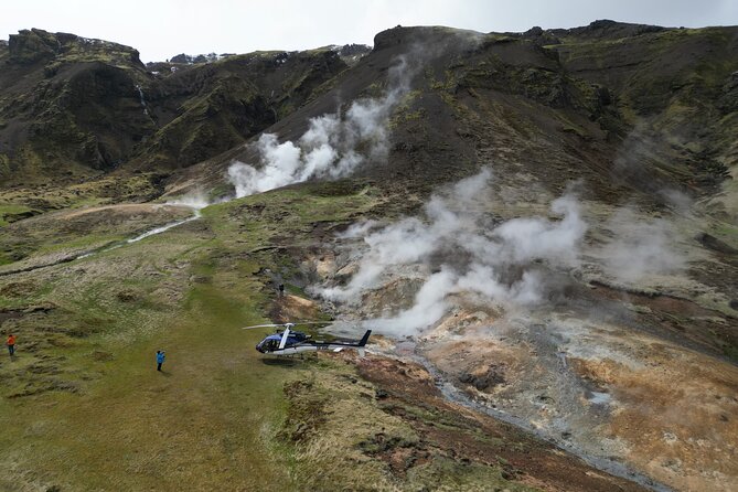 Fire and Ice Helicopter Tour: Glacier and Hengill Geothermal Area - Reykjavik, Mount Esja, and Hvalfjörður on the return