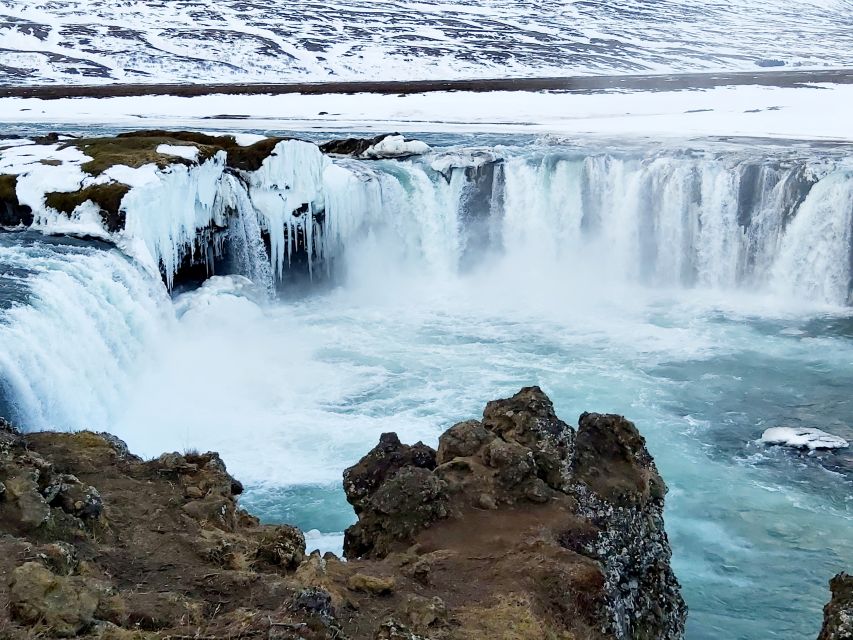 From Akureyri: Godafoss and Lake Myvatn - Hverir’s bubbling sulfur mud