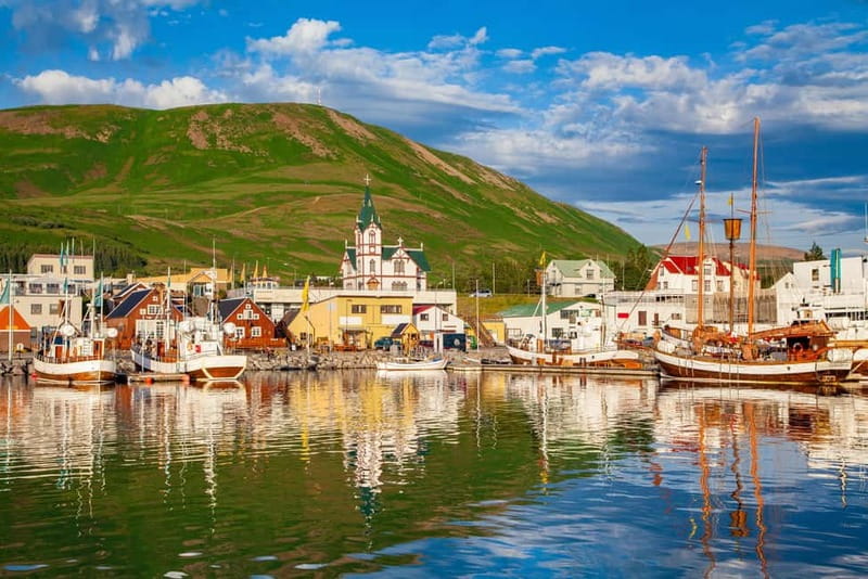 From Akureyri Port: Diamond Circle Guided Day Trip w/ Lunch - Lake Mývatn on the return journey