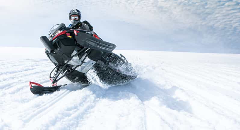 From Geysir: Snowmobiling & Ice Cave on Langjökull Glacier - Getting ready for the snowmobile