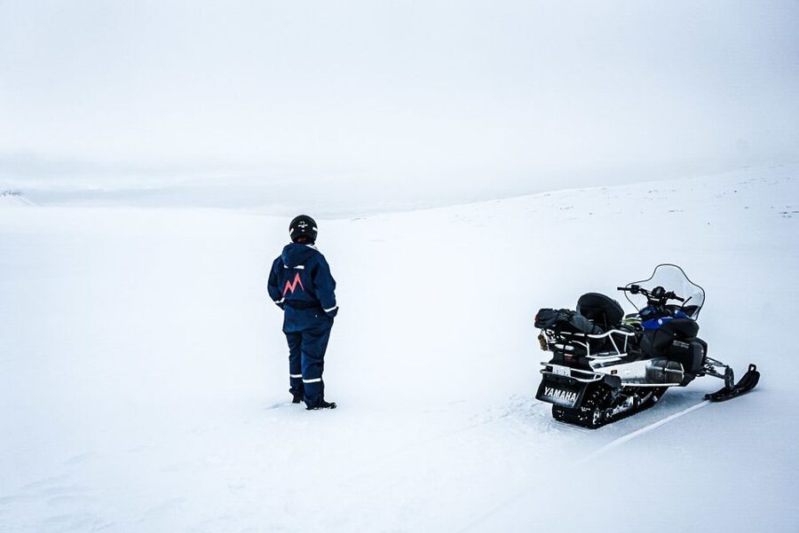From Gullfoss: Langjökull Glacier Snowmobile Tour - Starting at Gullfoss Café