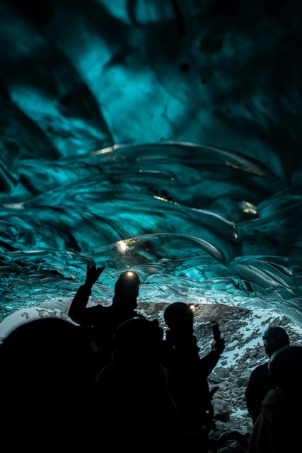 From Jökulsárlón: Vatnajökull Glacier Blue Ice Cave Tour - The walk from the vehicle to the cave