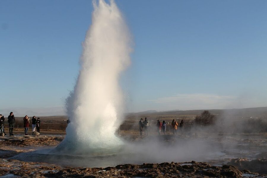From Reykjavik: 4-Day Blue Ice Cave and Northern Lights Tour - Day one: geysers, Gullfoss, and Iceland’s national story