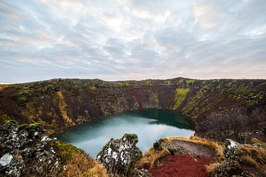 From Reykjavik: Best of Golden Circle Guided Tour - Gullfoss: water, spray, and a deep canyon