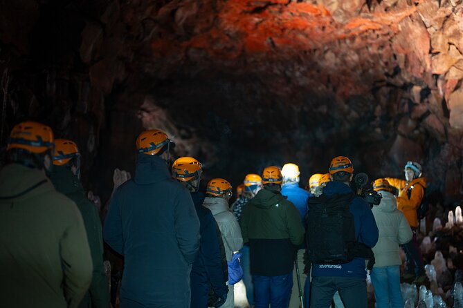 From Reykjavík: Evening Lava Tunnel Tour and Northern Lights Tour - From volcanic rock to open sky