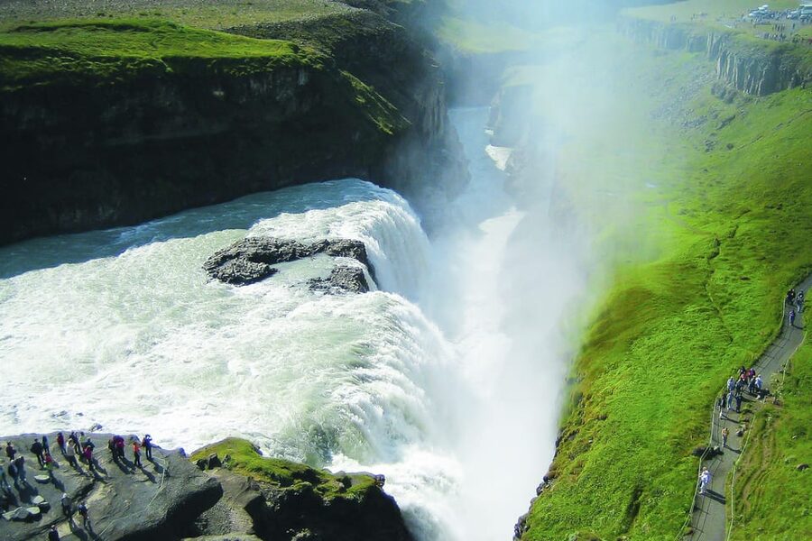 From Reykjavik: Golden Circle Full Day Tour - Gullfoss: water, wind, and a powerful finish