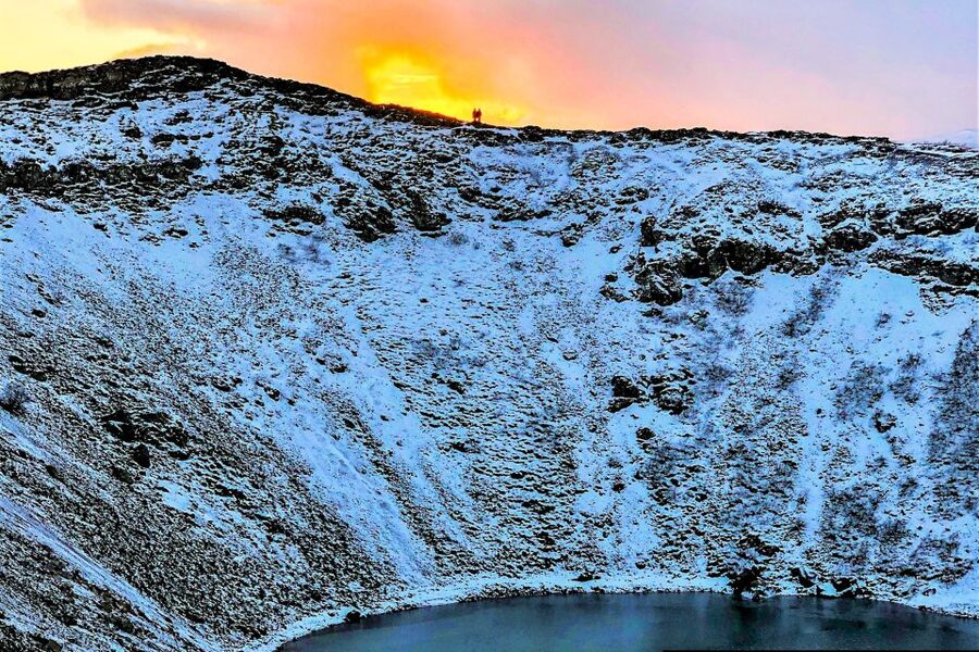 From Reykjavik: Golden Circle, Kerid, & Secret Lagoon Tour - Kerið crater starts the day with color and volcanic drama