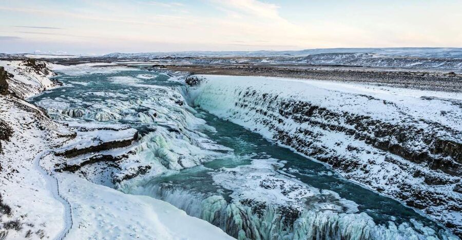 From Reykjavík: Golden Circle & Northern Lights Combo - Geysir’s boiling ground and Strokkur’s regular show