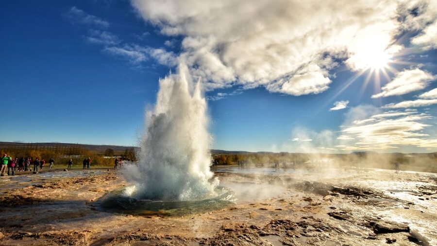 From Reykjavik: Golden Circle & Secret Lagoon Guided Tour - Strokkur and the Haukadalur geothermal field