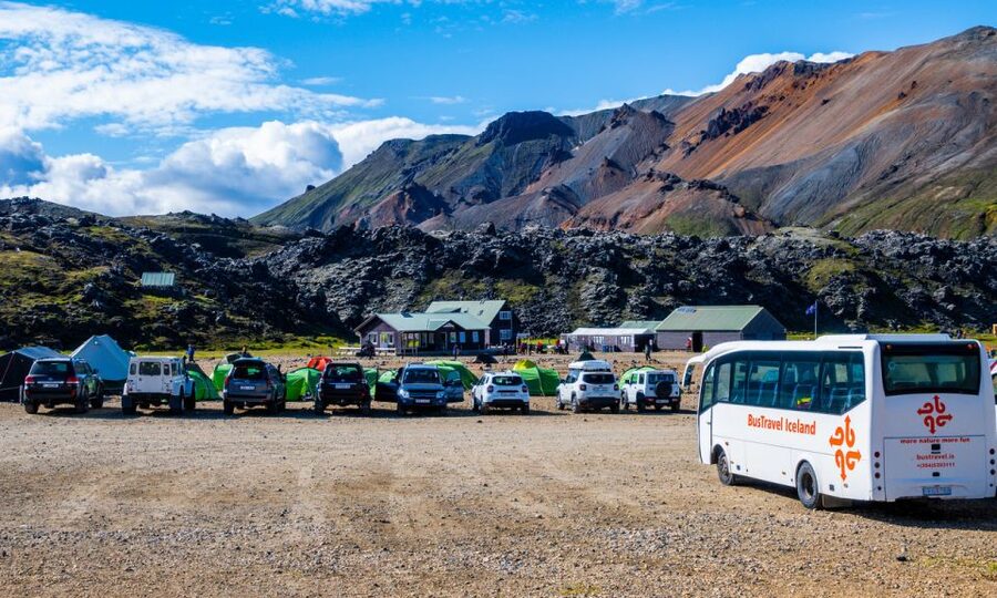 From Reykjavik: Landmannalaugar & Háifoss Waterfall Tour - Hnausapollur, a turquoise crater lake in the desert