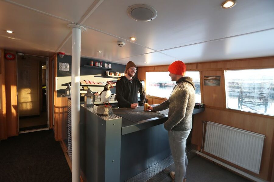 From Reykjavik: New Years Fireworks by Boat - The cruise before midnight