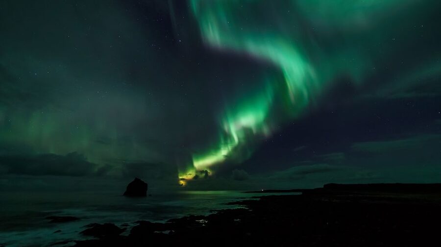 From Reykjavik: Northern Lights Boat Cruise - Leaving Reykjavik for Faxaflói after dark