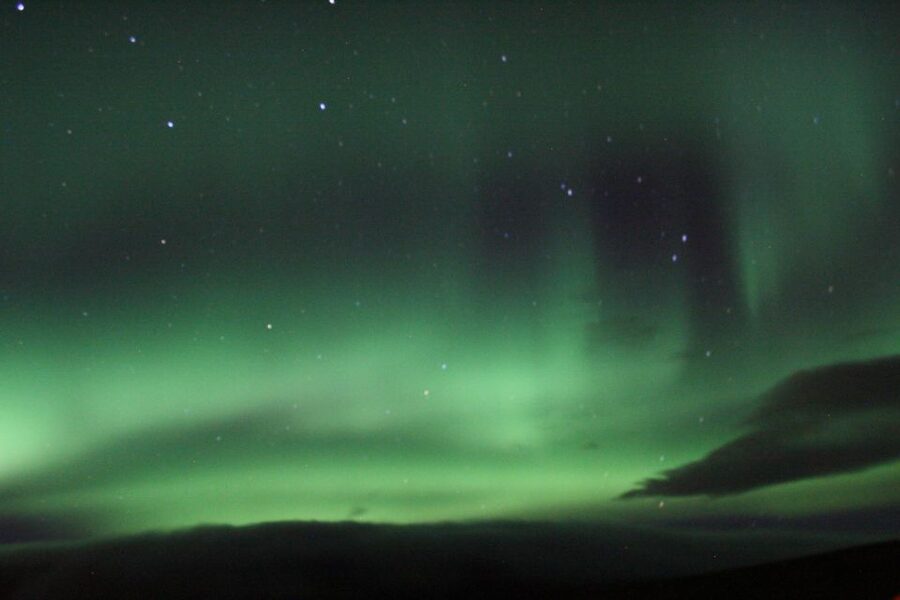 From Reykjavik: Northern Lights Boat Cruise - Seeing the lights from the water