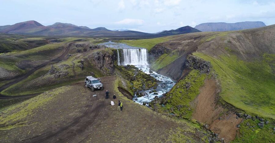 From Reykjavik: Private Landmannalaugar & Hekla Jeep Tour - Ljótipollur gives the day a volcanic centerpiece