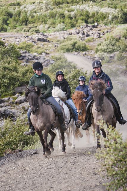 From Reykjavík: Viking Horseback Tour in Hafnarfjörður - Lava fields, a lake, and volcanic views