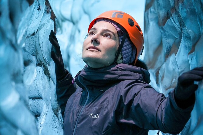 Glacier Hike + Ice Cave Adventure with Professional Photos - Entering the ice cave