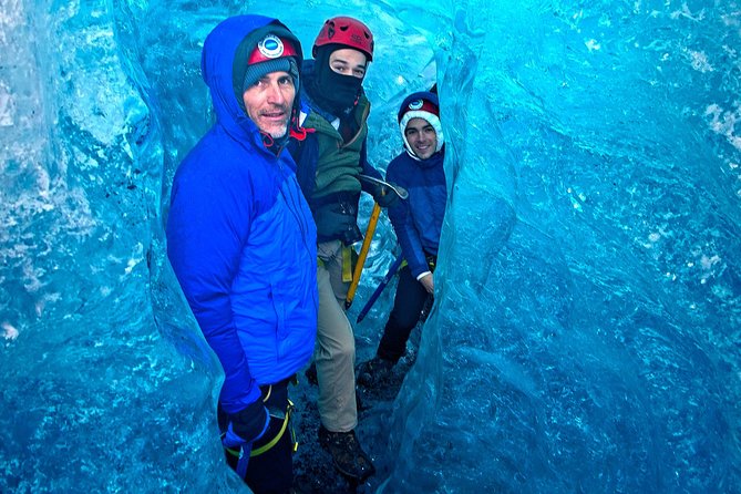 Glacier Hike: Summer Treasure - Glacier Discovery - Fitting crampons before the glacier walk