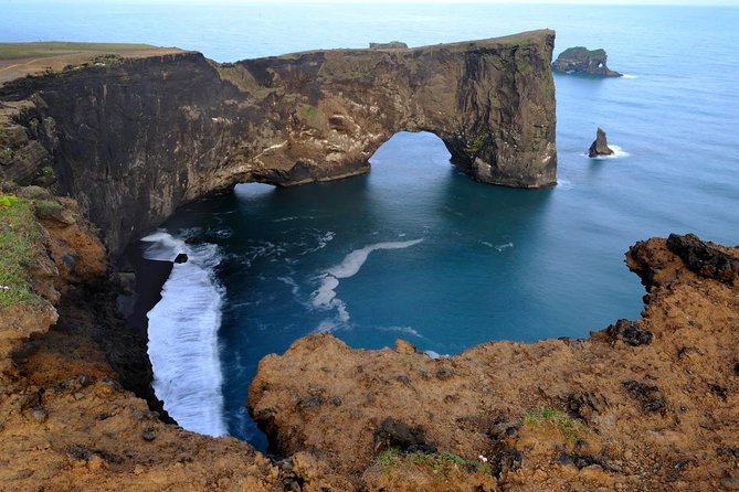 Glacier Lagoon, Diamond Beach, Black Sand Beaches and Waterfalls - Vík and the Reynisdrangar view