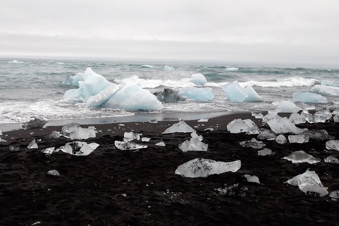Glacier Lagoon Private Tour with Private Zodiac boat ride on the Iceberg Lagoon - Seljalandsfoss and Skógafoss begin the South Coast run
