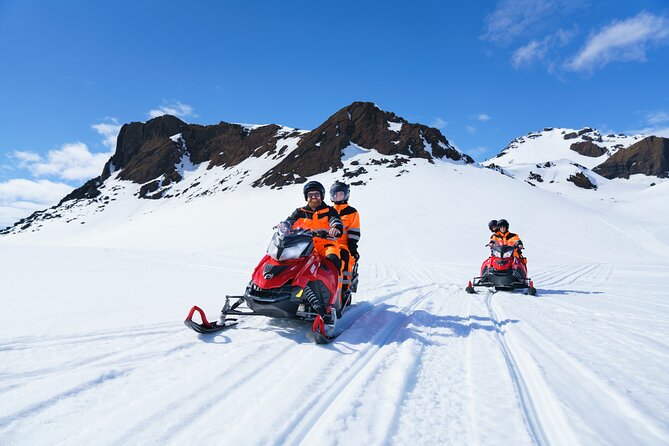 Glacier Snowmobiling from Reykjavik - The Super Jeep is part of the adventure