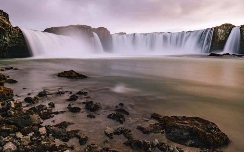 Godafoss Waterfall & Turf House Tour from Akureyri Port - The 40-minute ride to Laufás