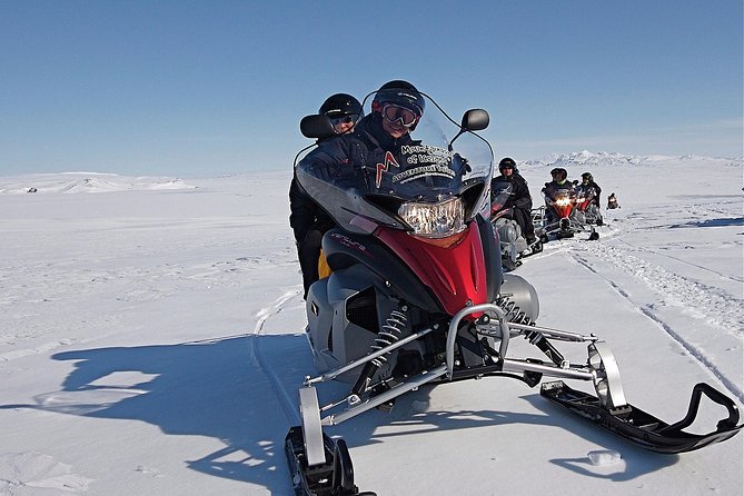 Golden Circle and Glacier Snowmobile Experience from Reykjavik - Snowmobiling across Langjökull Glacier