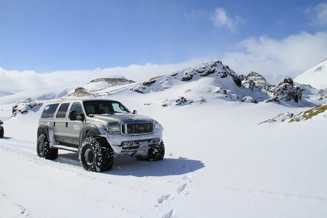 Golden Circle, Glacier & Northern Lights/Midnight sun / guided private tour - Langjökull Glacier by Super Jeep