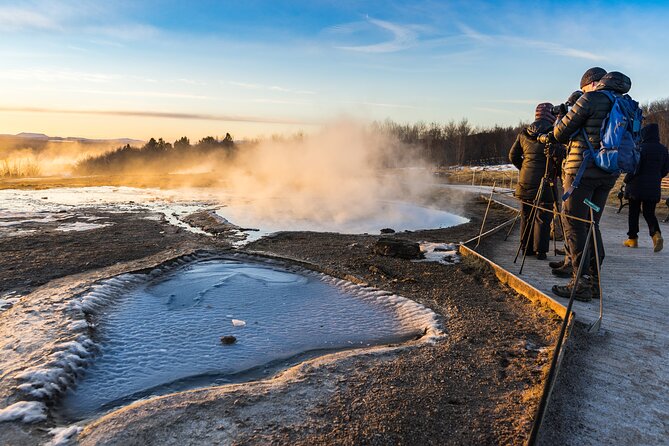 Golden Circle, Kerid and Sky Lagoon Small Group Day Tour - Gullfoss shows Iceland at full force